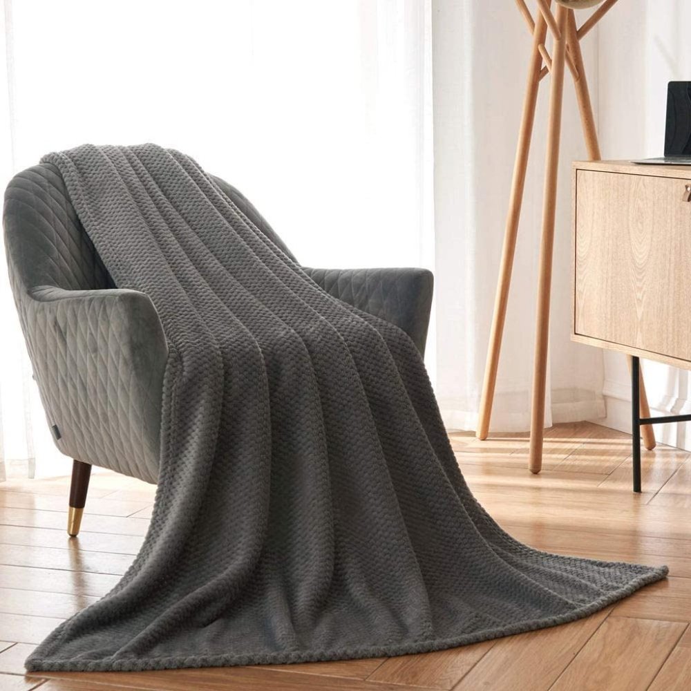 New Waffle Pattern Fleece Throw.
